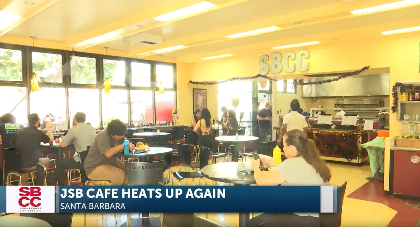 JSB Cafe photo from a KEYT news broadcast